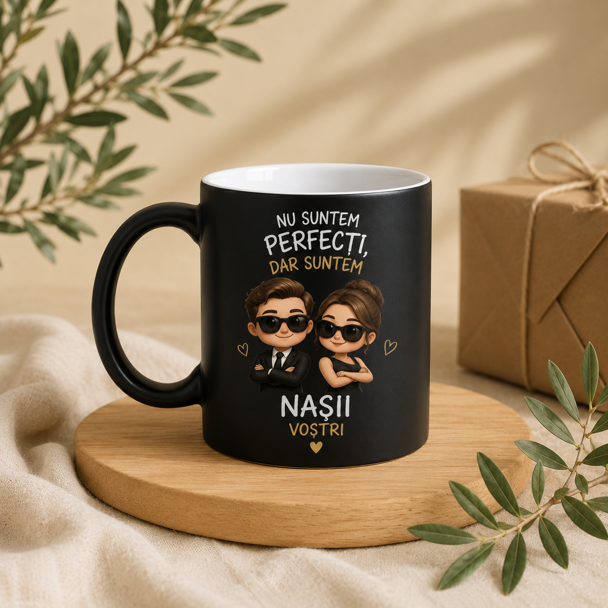 Cana personalizata pentru nasi