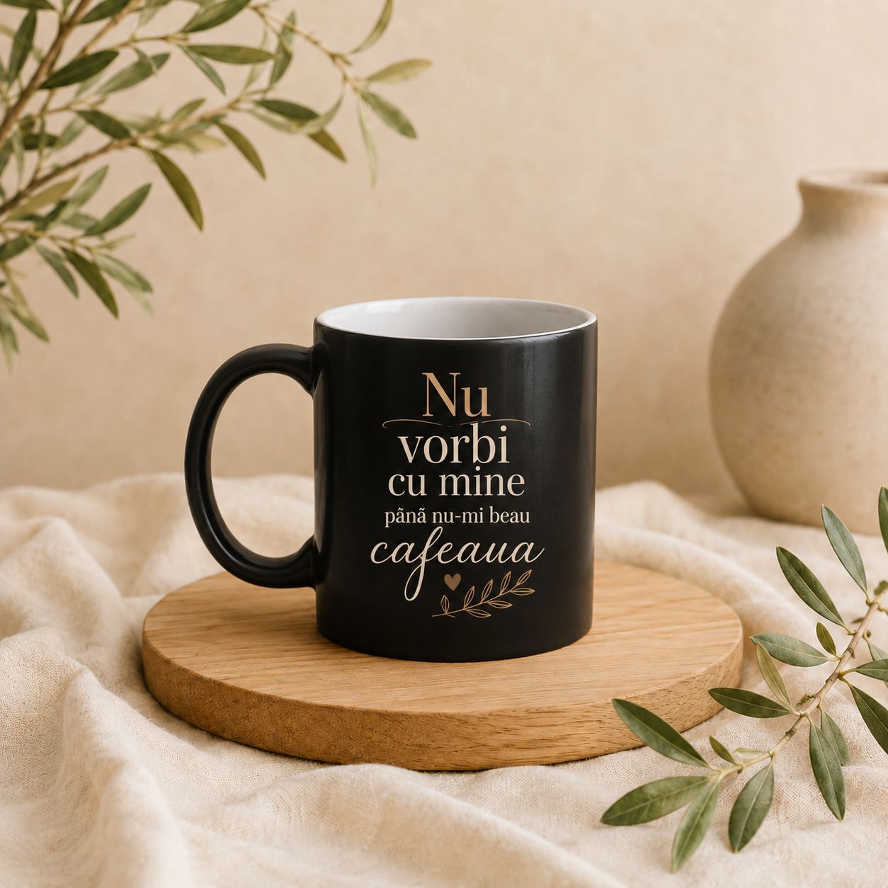 Cana neagra termosensibila personalizata