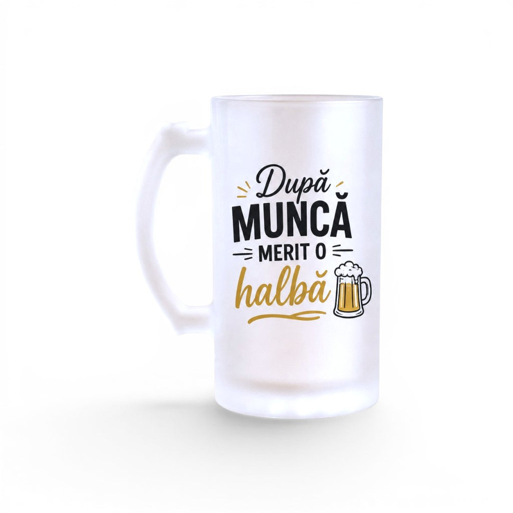 Halba de bere personalizata